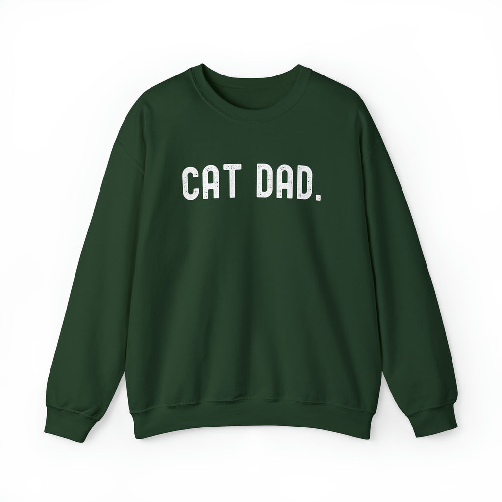 CAT DAD. Heavy Blend™ Crewneck Sweatshirt - Fatch Apparel