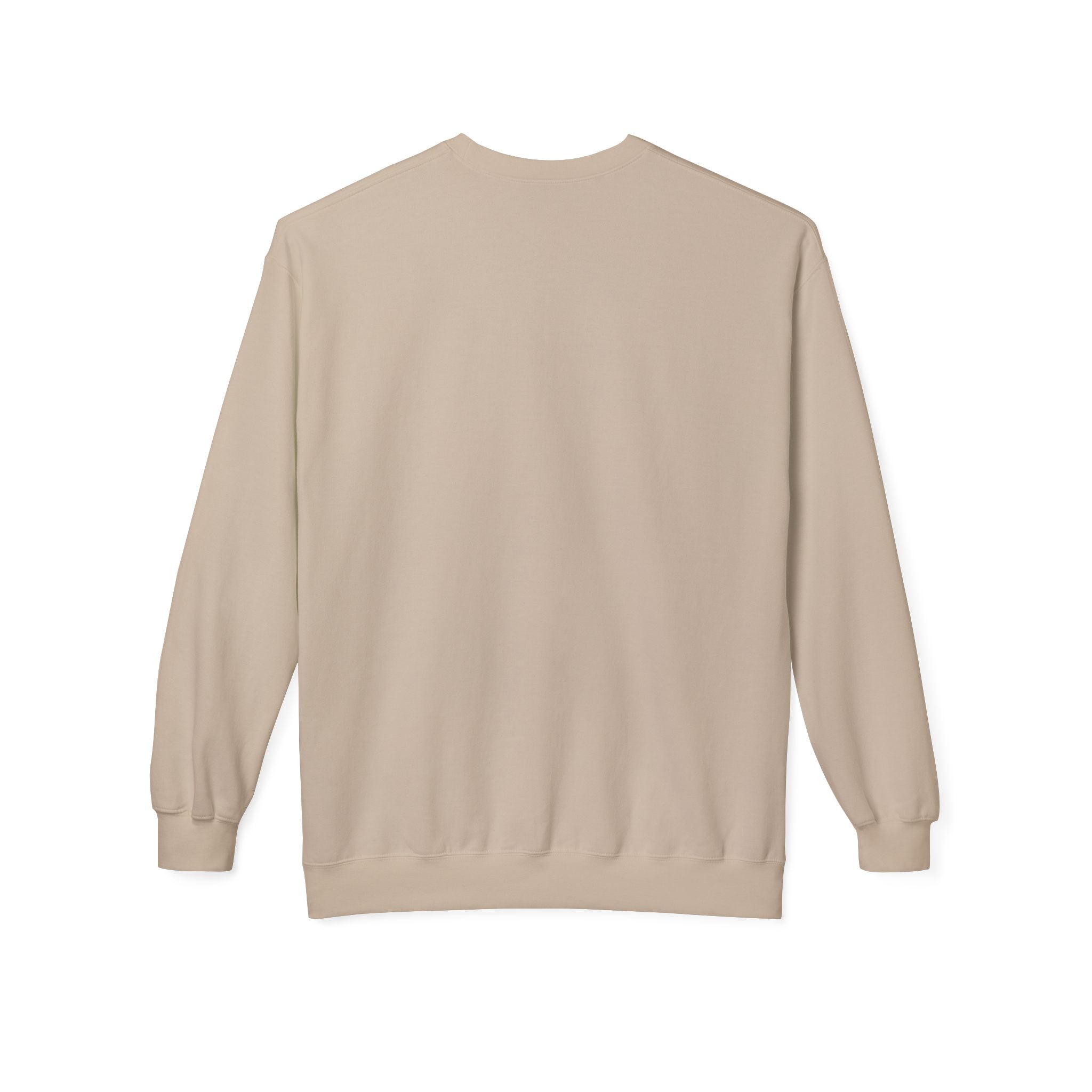 Beige sweatshirt on a white background