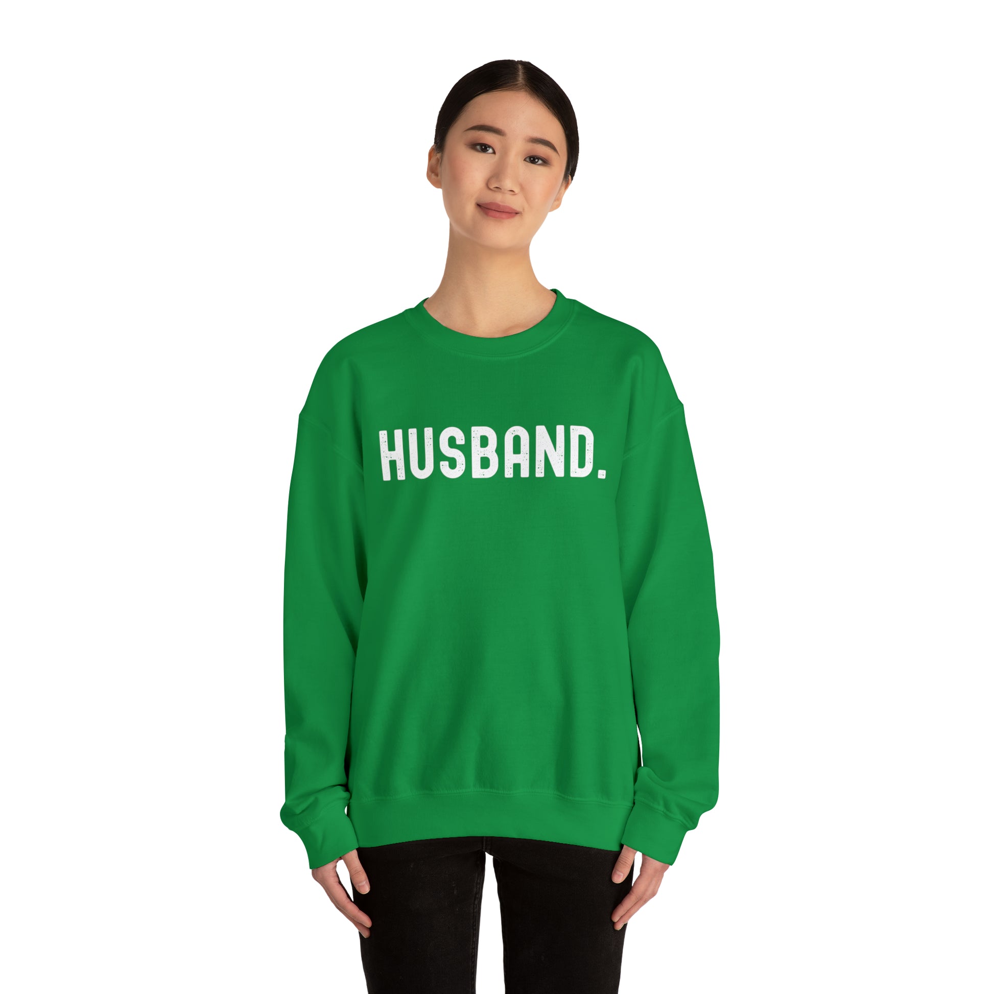 HUSBAND. Heavy Blend™ Crewneck Sweatshirt - Fatch Apparel