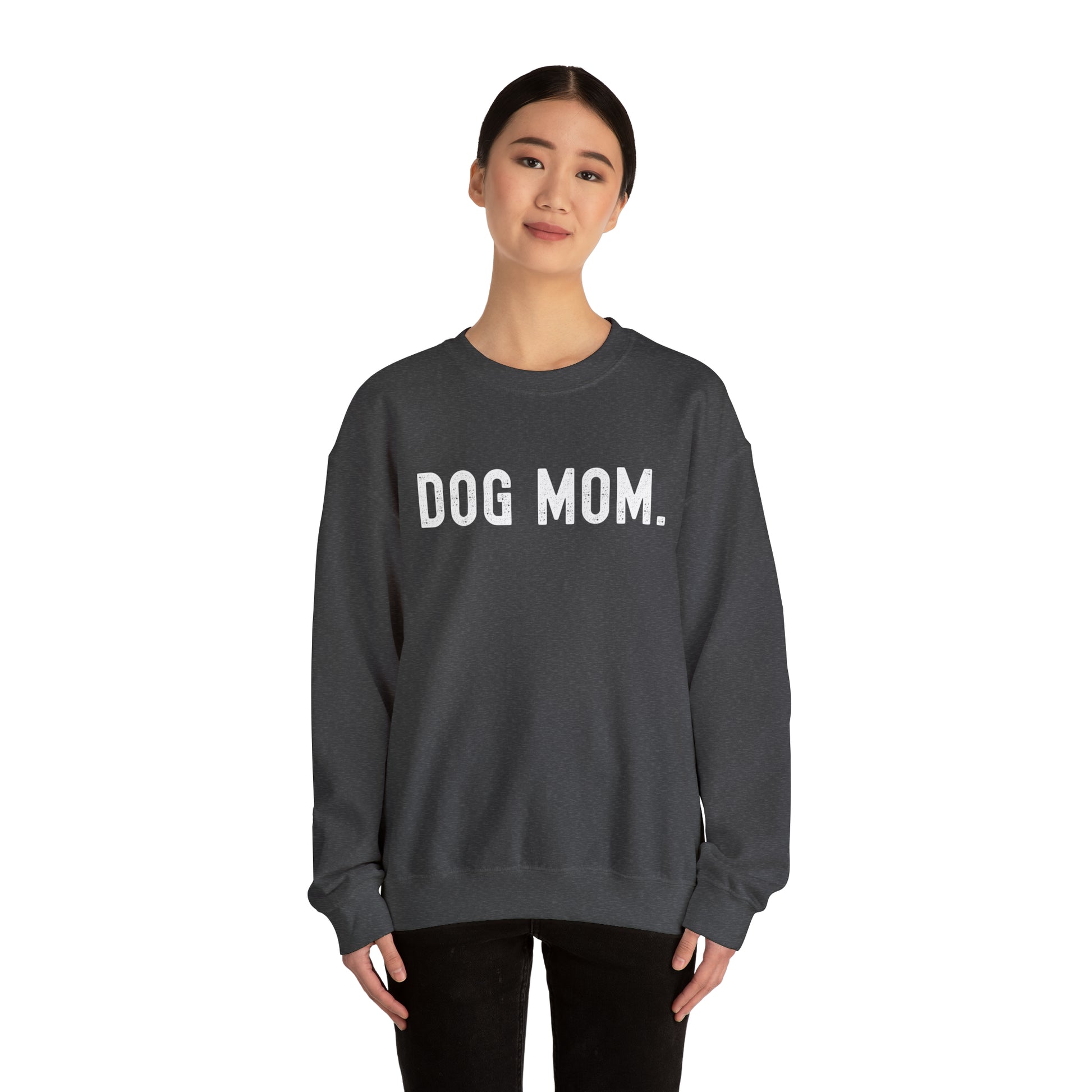 DOG MOM. Heavy Blend™ Crewneck Sweatshirt - Fatch Apparel