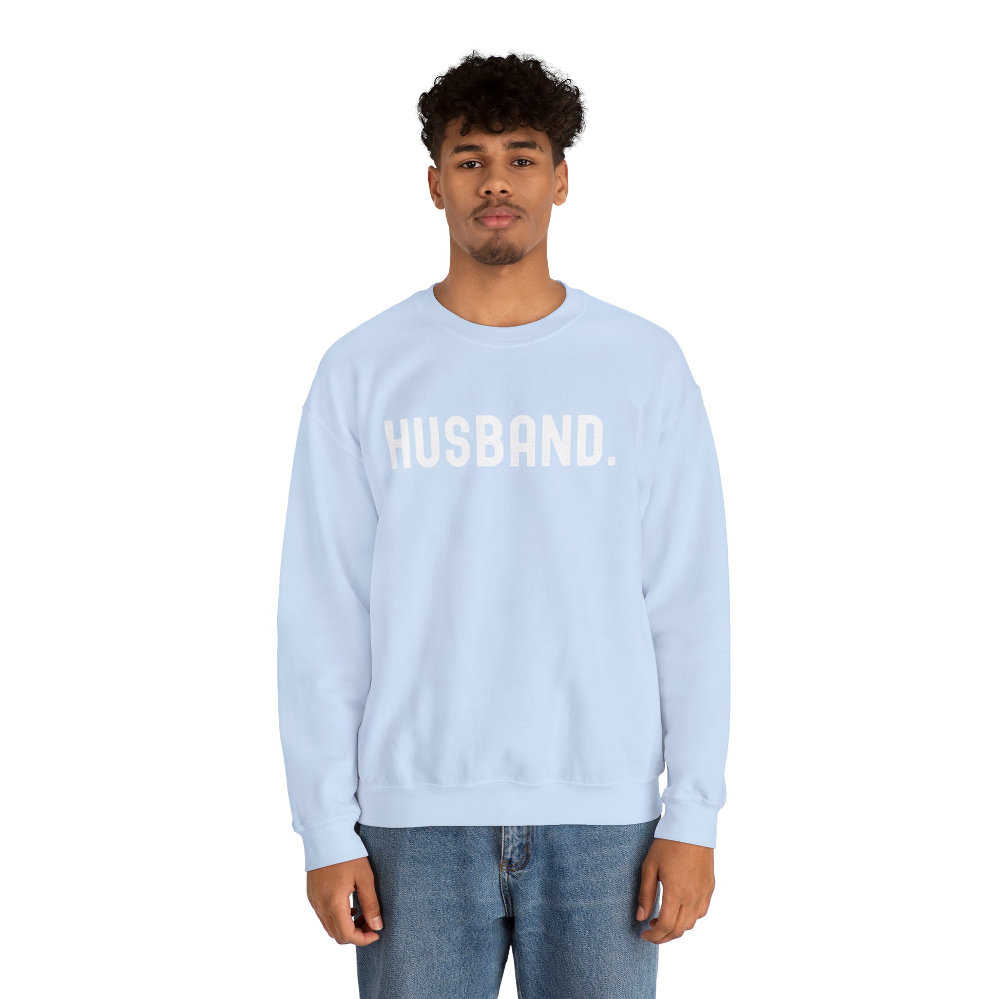 HUSBAND. Heavy Blend™ Crewneck Sweatshirt - Fatch Apparel