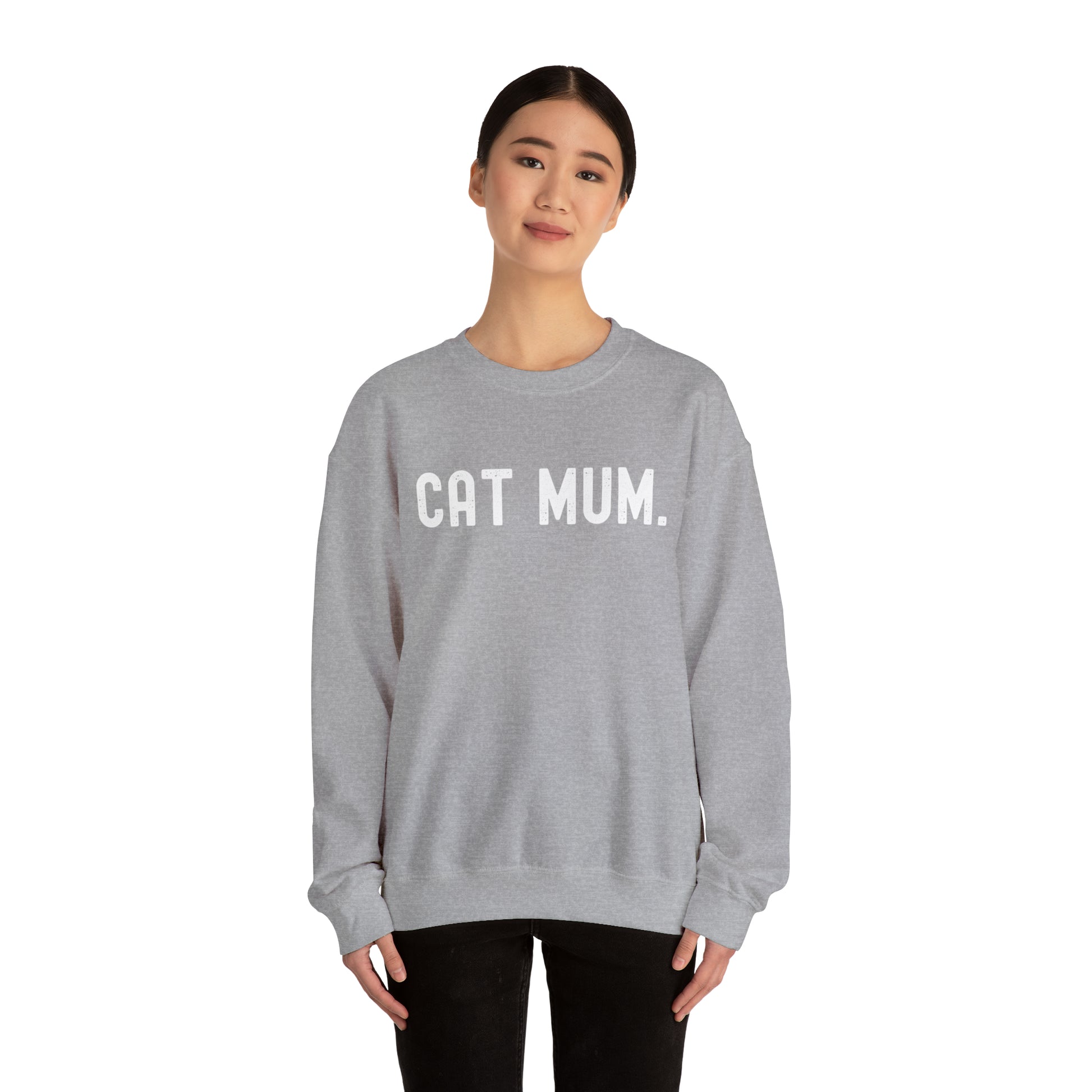 CAT MUM. Heavy Blend™ Crewneck Sweatshirt - Fatch Apparel