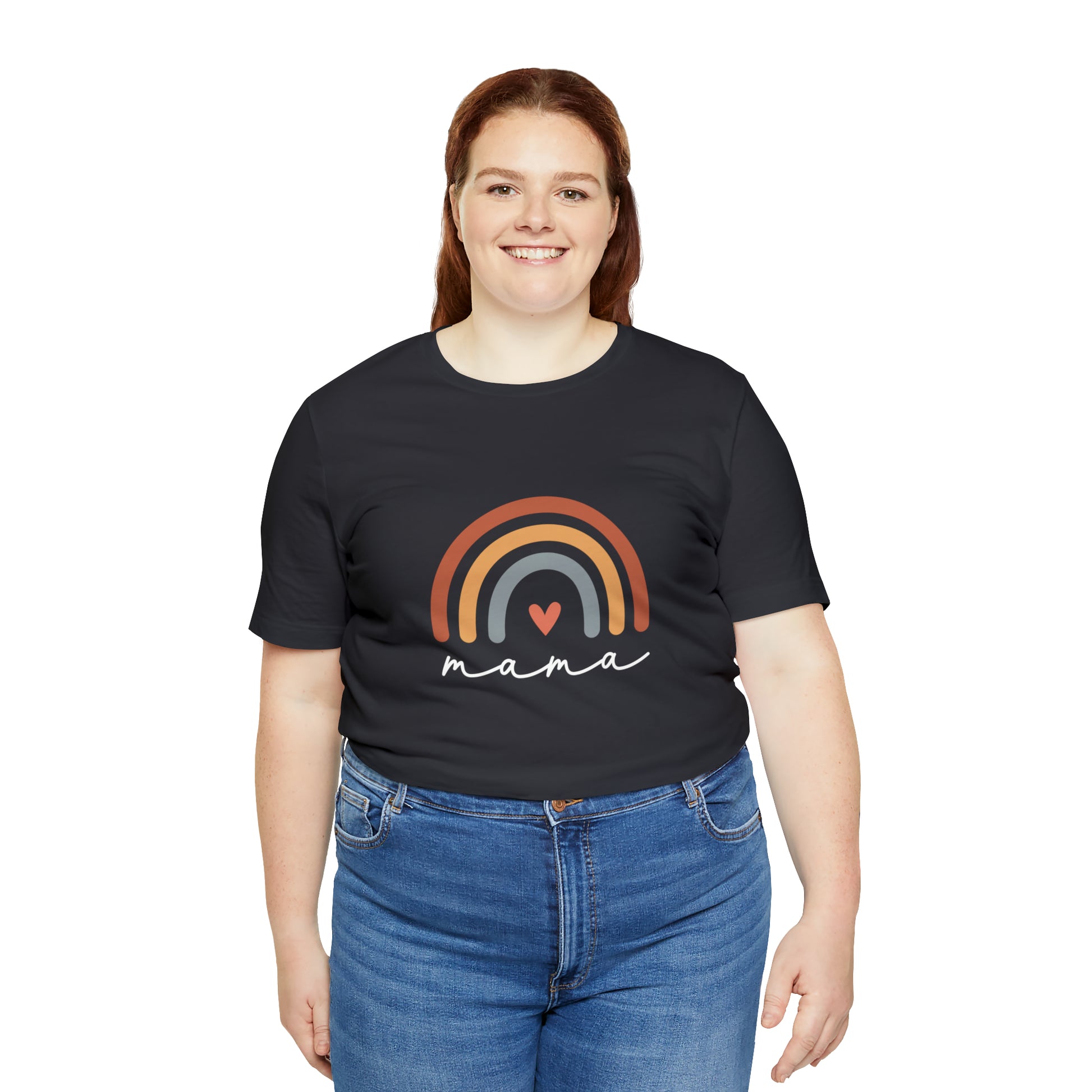 Mama Rainbow Jersey Short Sleeve Tee - Fatch Apparel