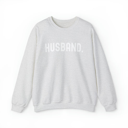 HUSBAND. Heavy Blend™ Crewneck Sweatshirt - Fatch Apparel