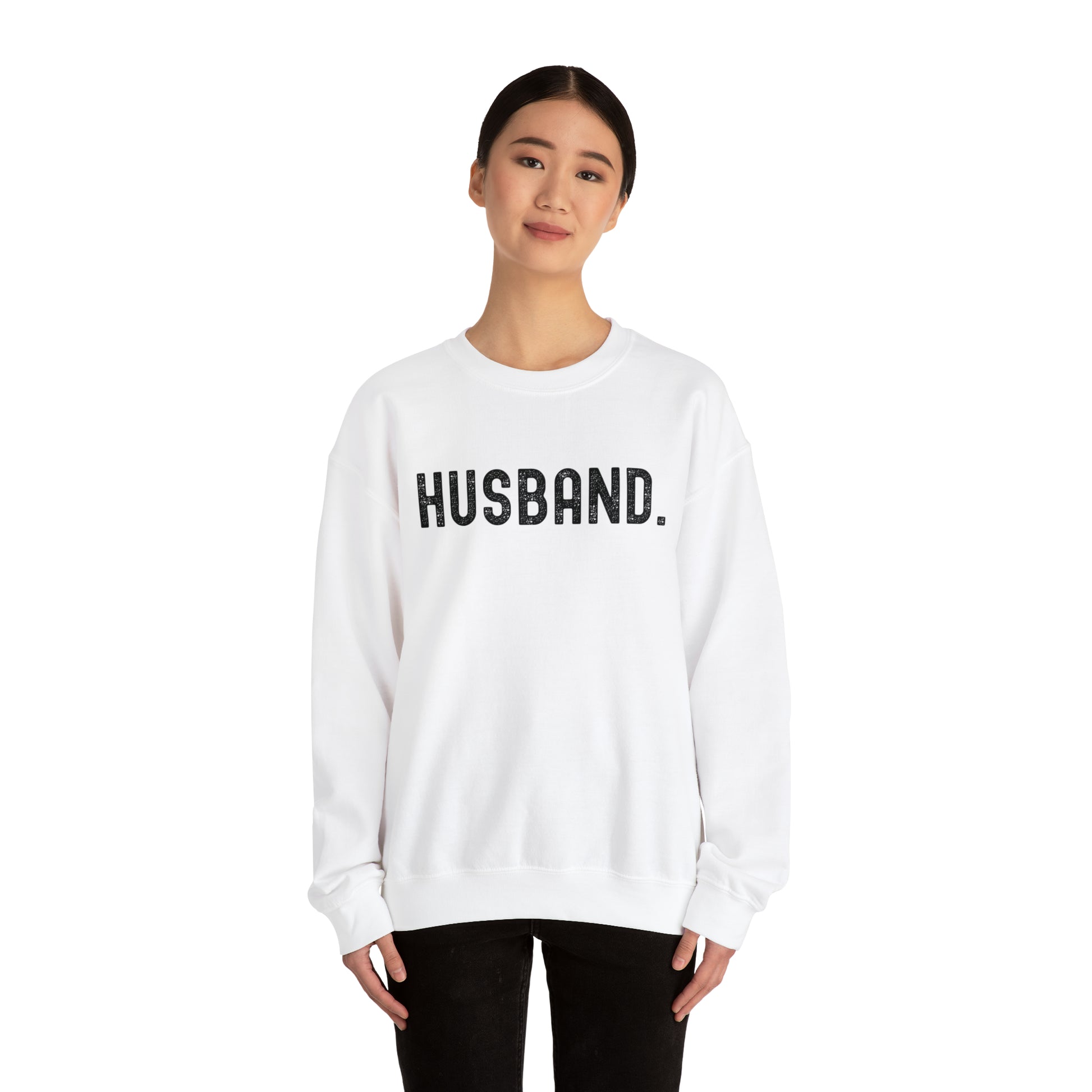 HUSBAND. Heavy Blend™ Crewneck Sweatshirt - Fatch Apparel