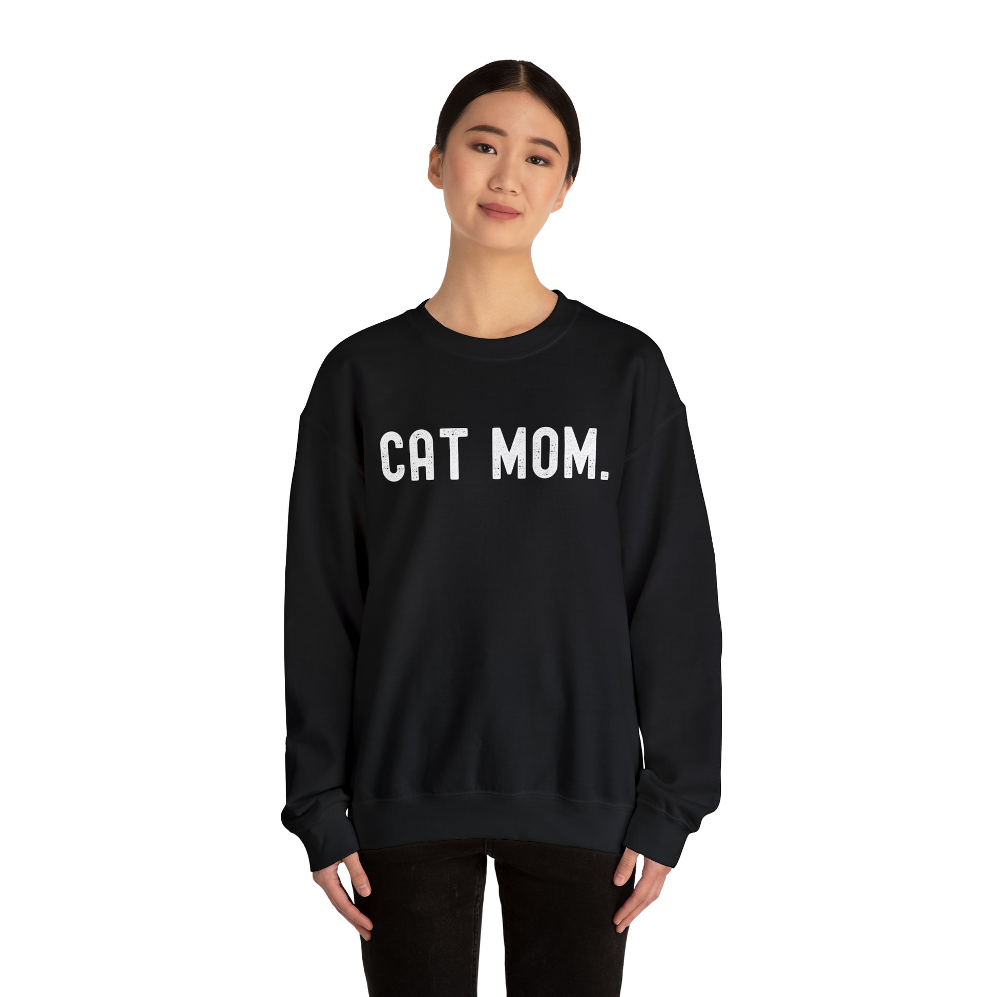 CAT MOM. Heavy Blend™ Crewneck Sweatshirt - Fatch Apparel