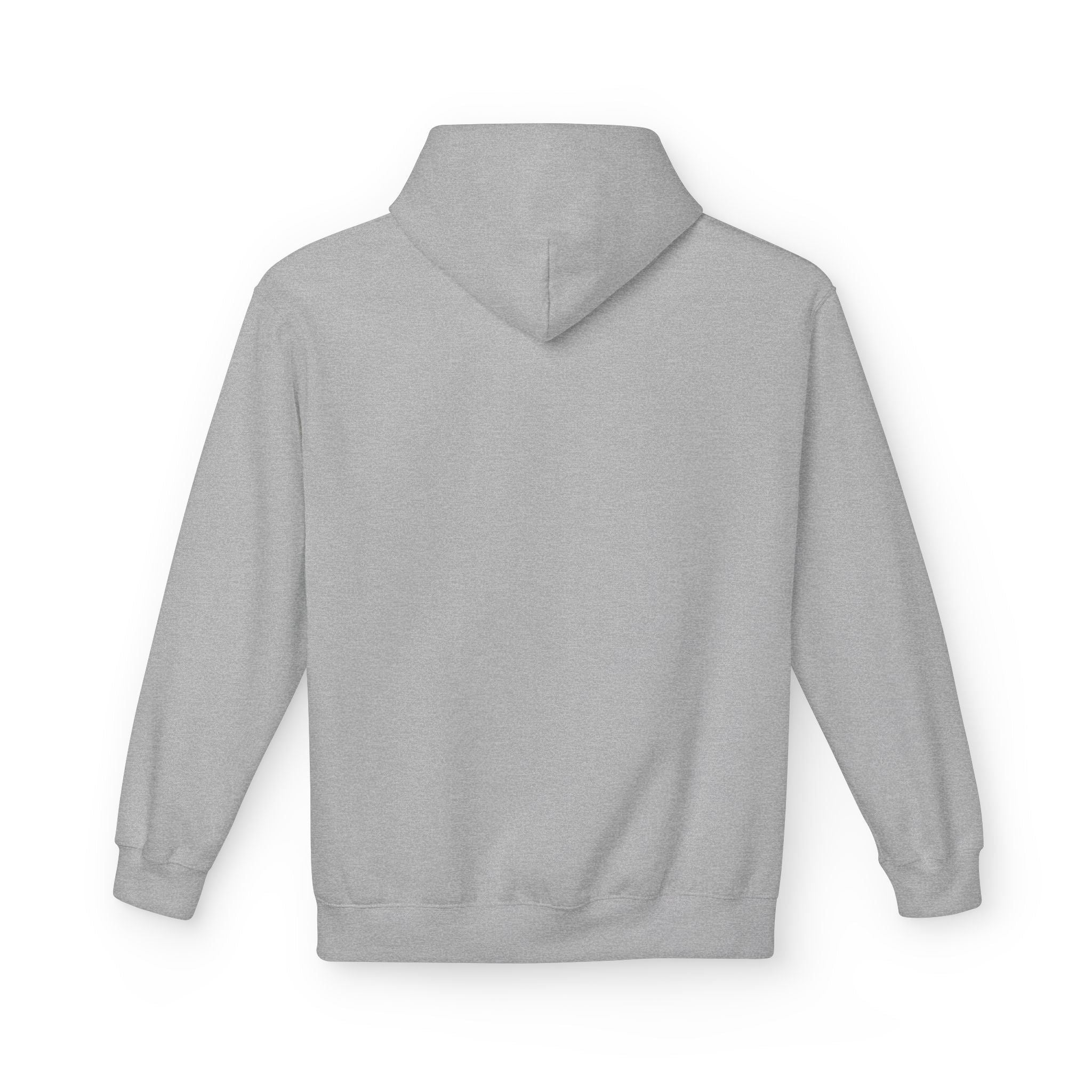 Gray hoodie on a white background