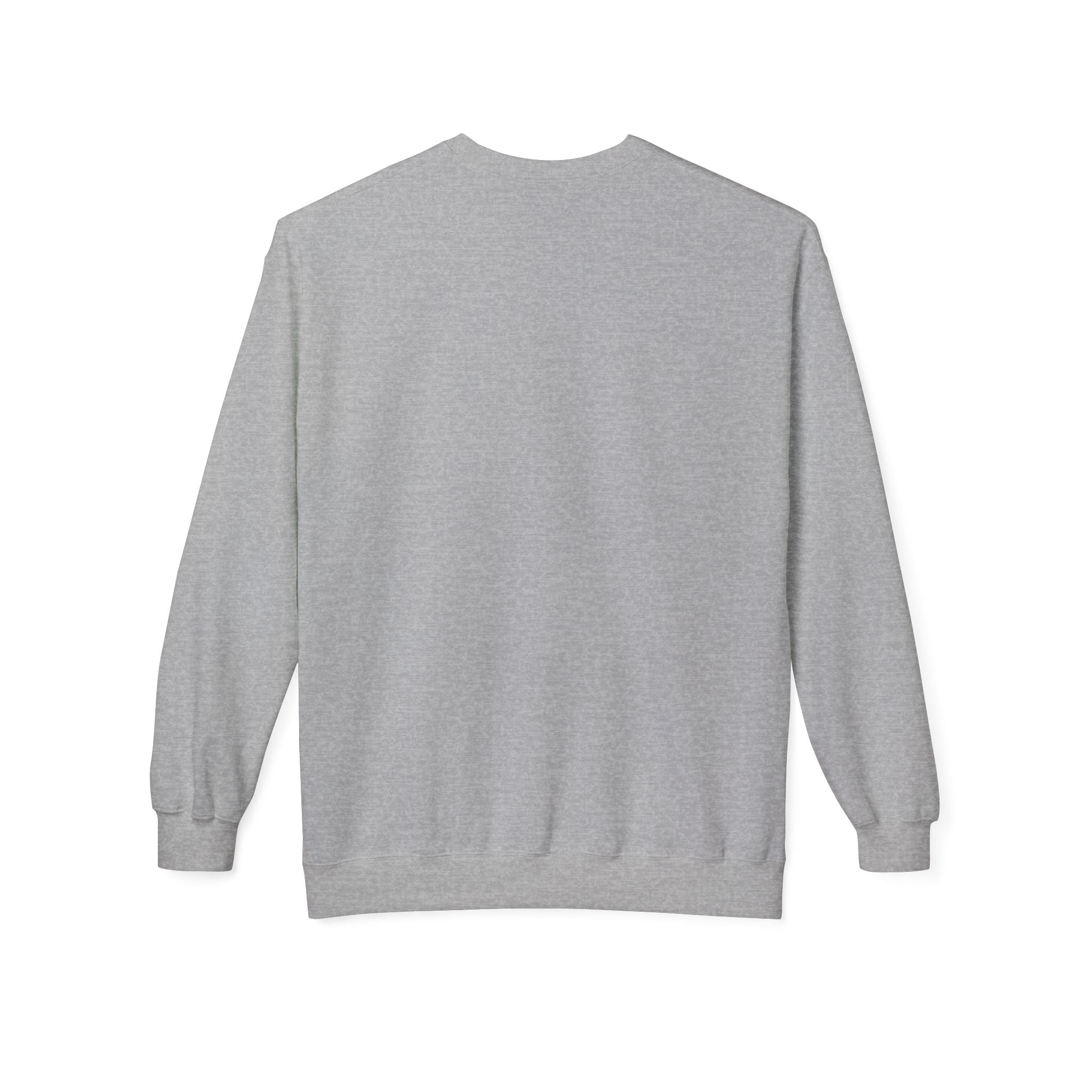 Gray sweatshirt on a white background