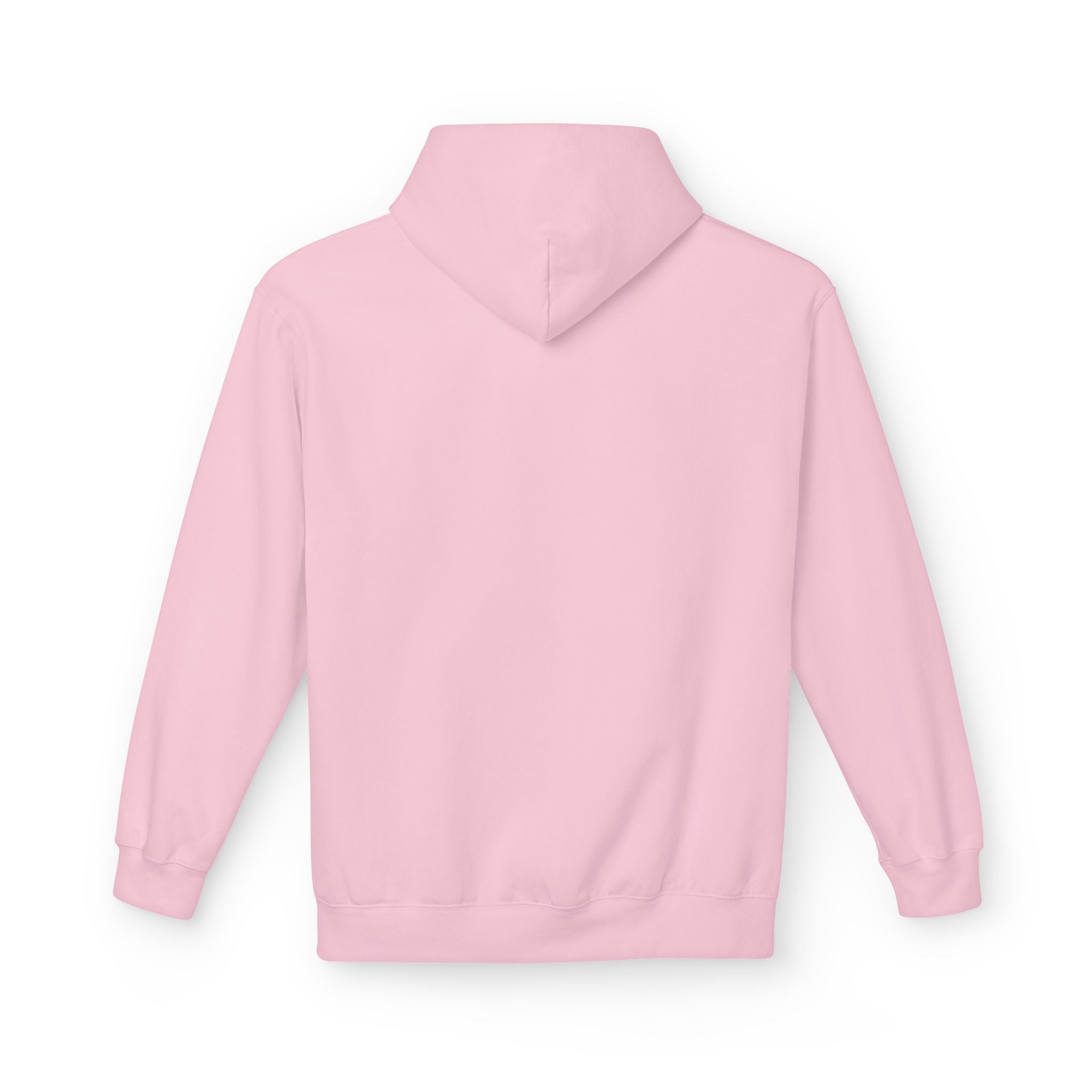 Pink hoodie on a white background