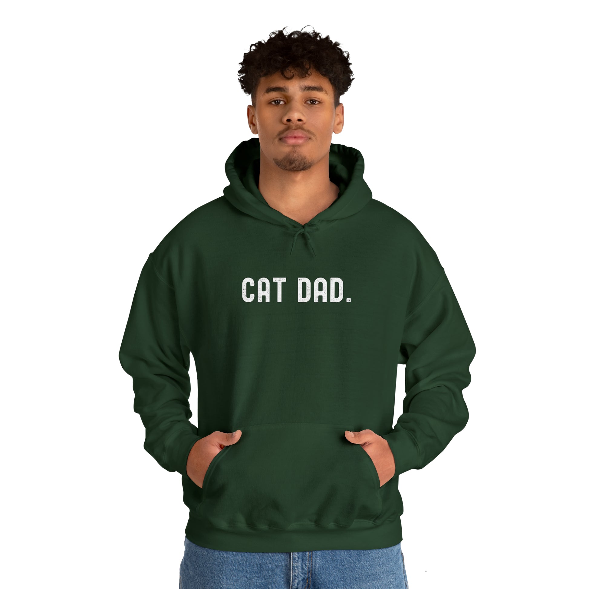 CAT DAD. Heavy Blend™ Hooded Sweatshirt - Fatch Apparel