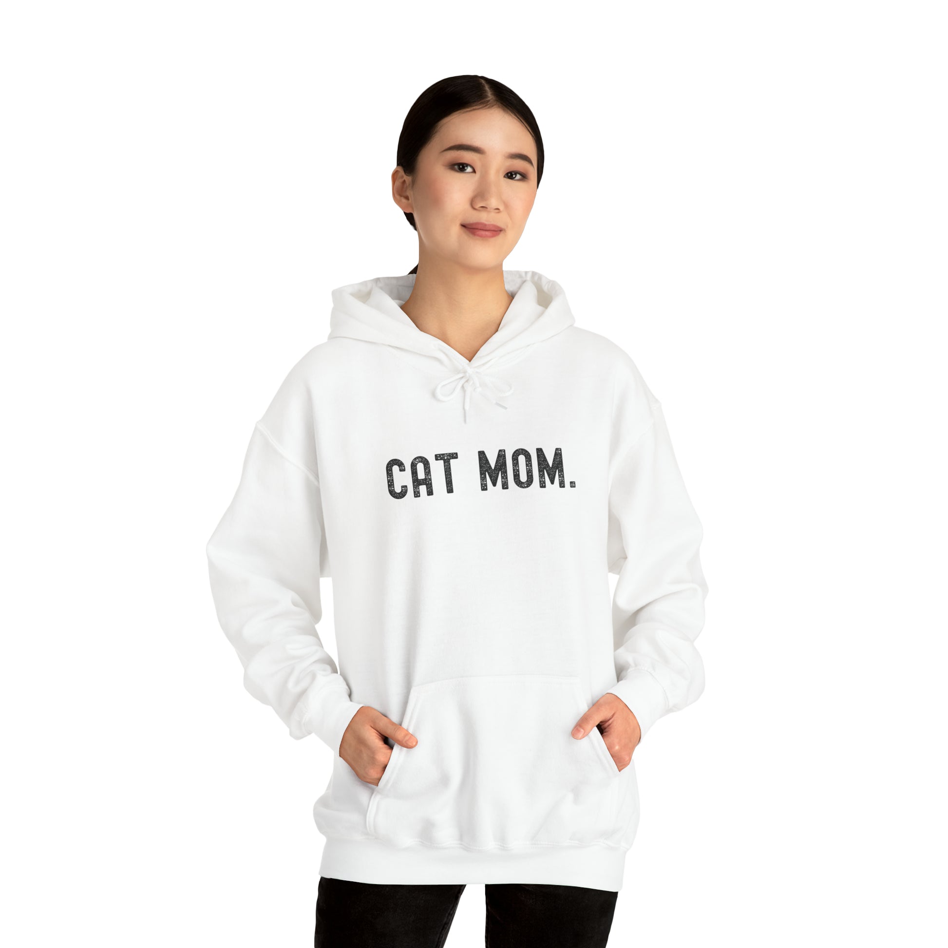 CAT MOM. Heavy Blend™ Hooded Sweatshirt - Fatch Apparel