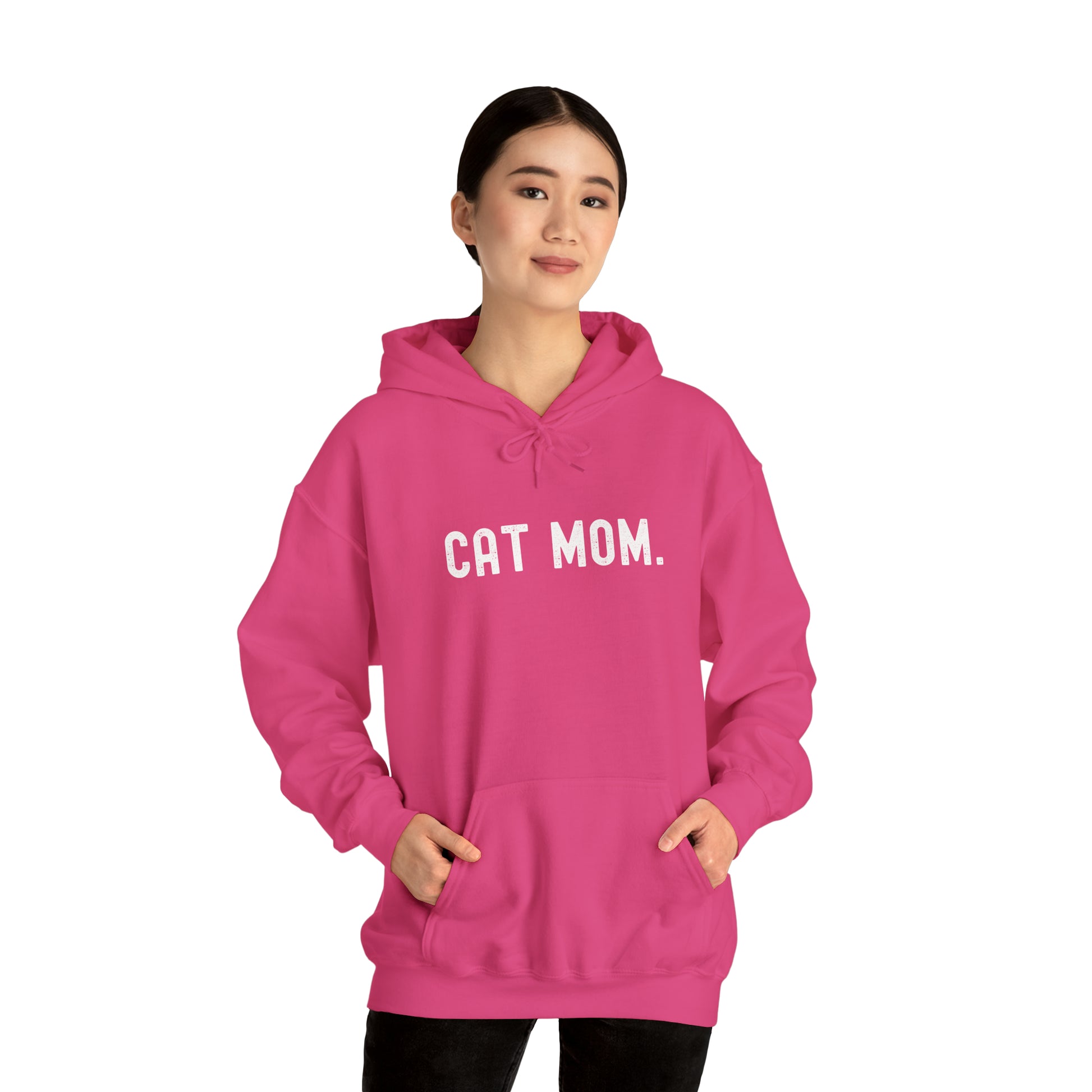 CAT MOM. Heavy Blend™ Hooded Sweatshirt - Fatch Apparel