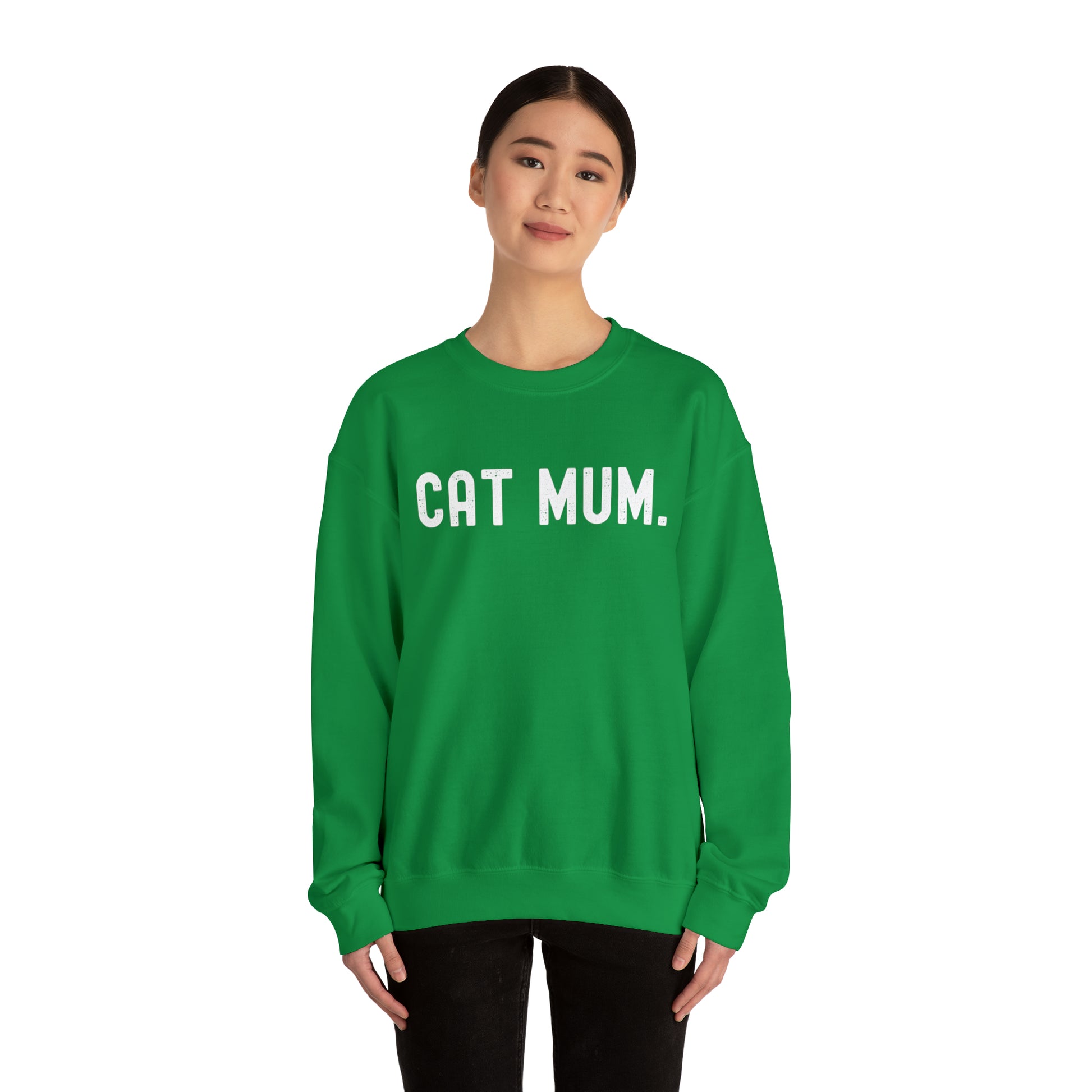 CAT MUM. Heavy Blend™ Crewneck Sweatshirt - Fatch Apparel