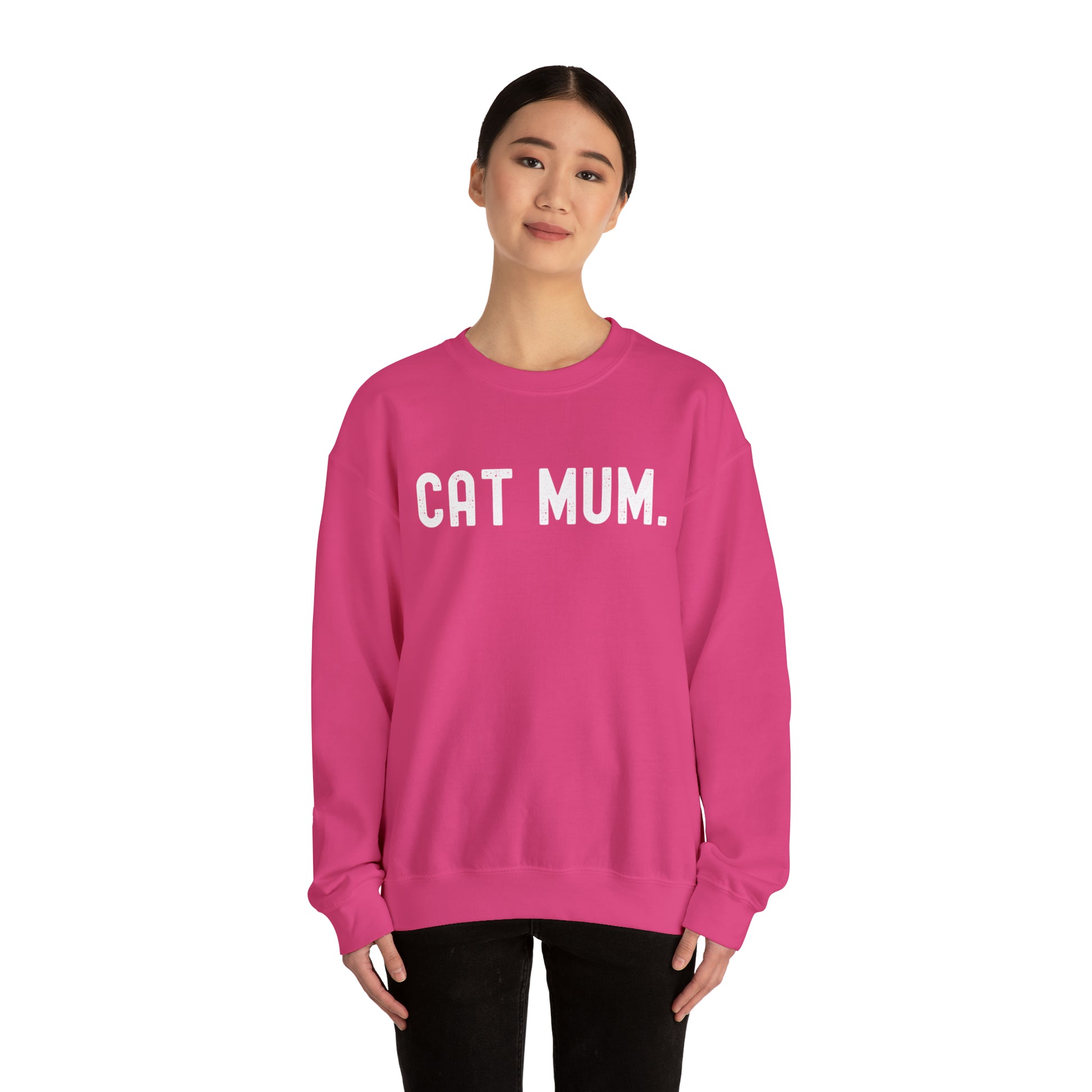 CAT MUM. Heavy Blend™ Crewneck Sweatshirt - Fatch Apparel