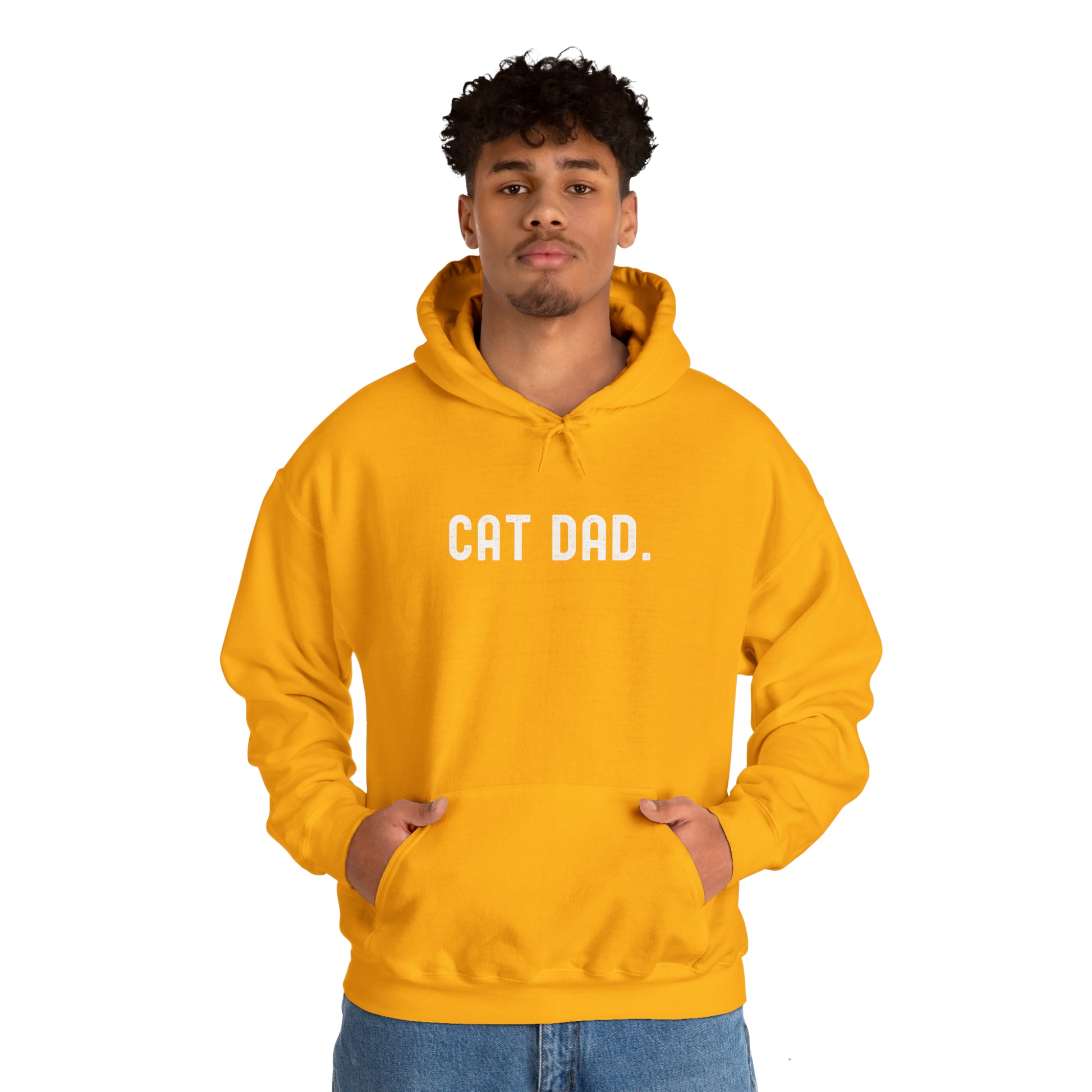 CAT DAD. Heavy Blend™ Hooded Sweatshirt - Fatch Apparel