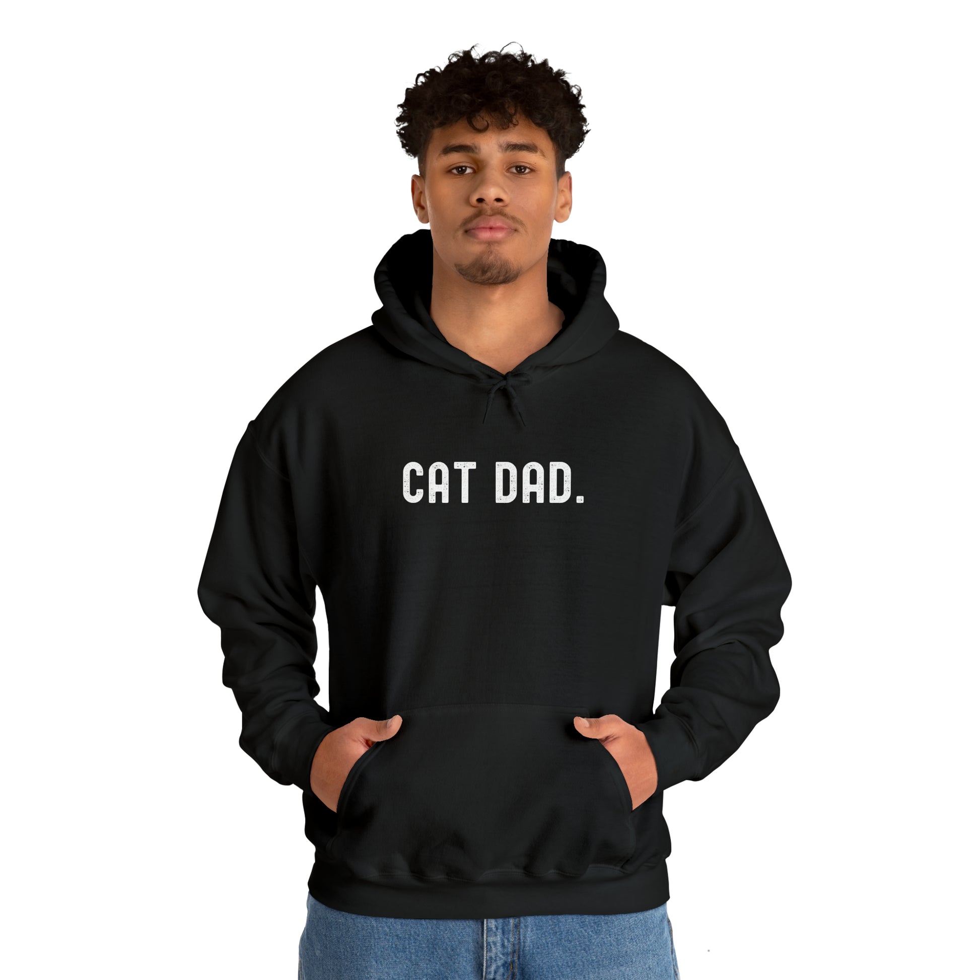 CAT DAD. Heavy Blend™ Hooded Sweatshirt - Fatch Apparel