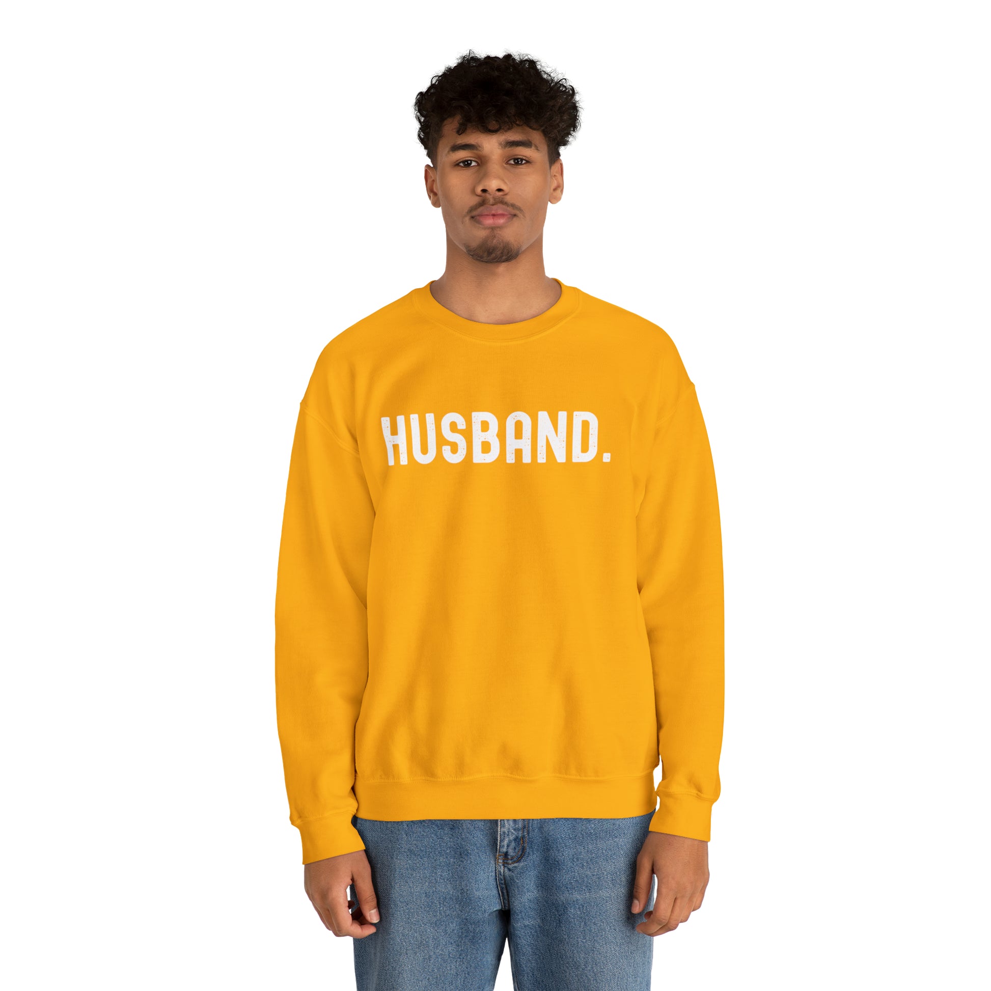 HUSBAND. Heavy Blend™ Crewneck Sweatshirt - Fatch Apparel