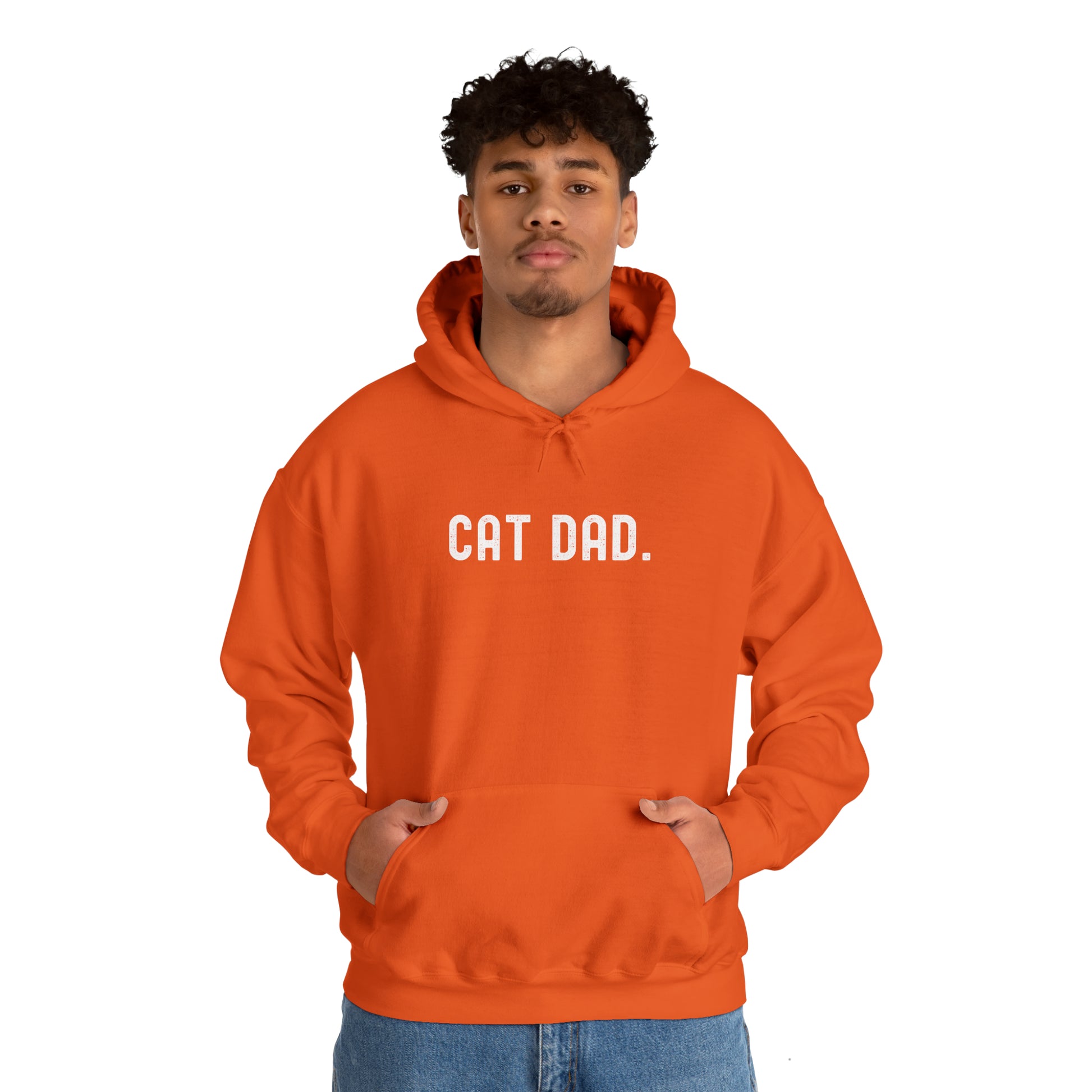 CAT DAD. Heavy Blend™ Hooded Sweatshirt - Fatch Apparel