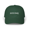 Green cap with 'DOG DAD' text on a white background
