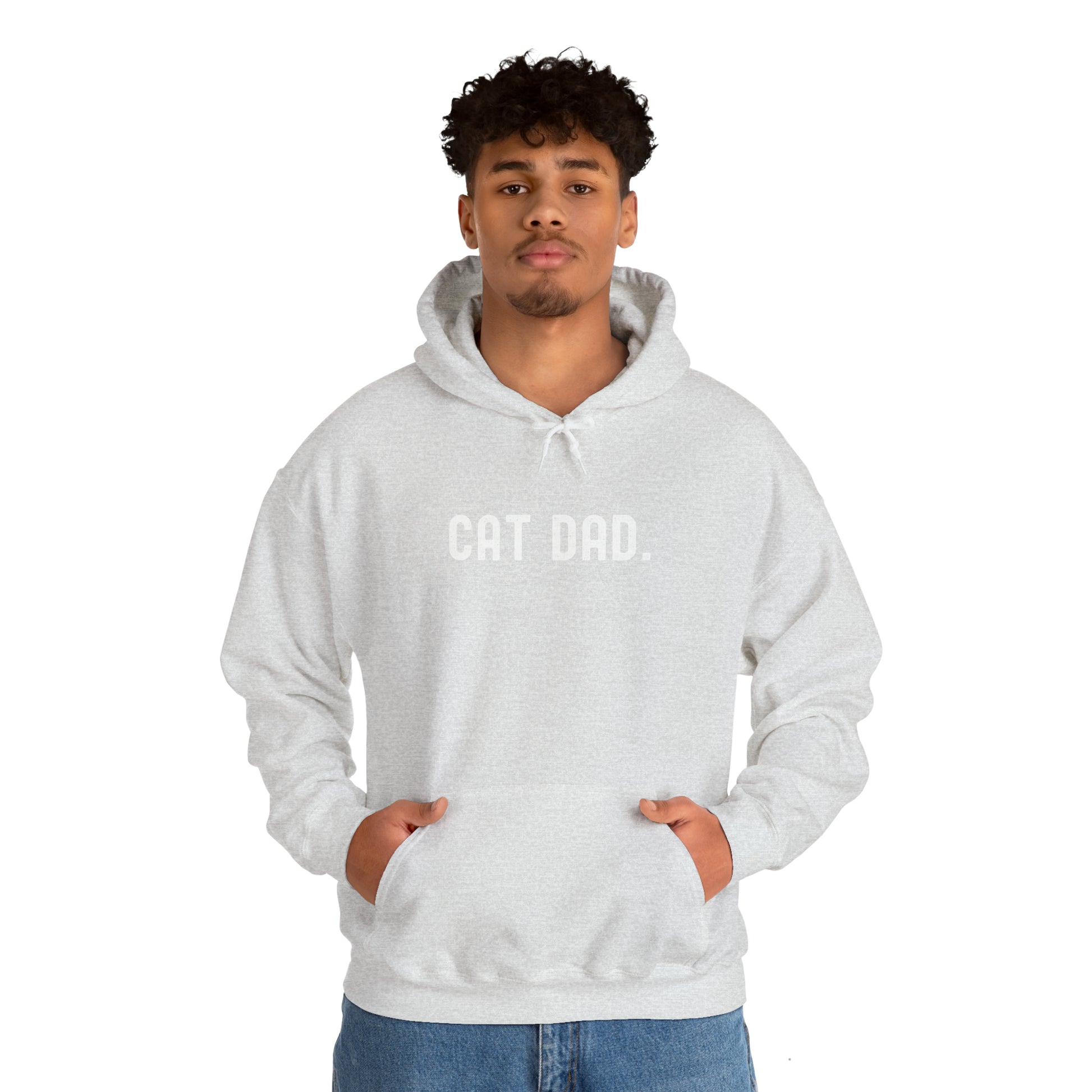 CAT DAD. Heavy Blend™ Hooded Sweatshirt - Fatch Apparel