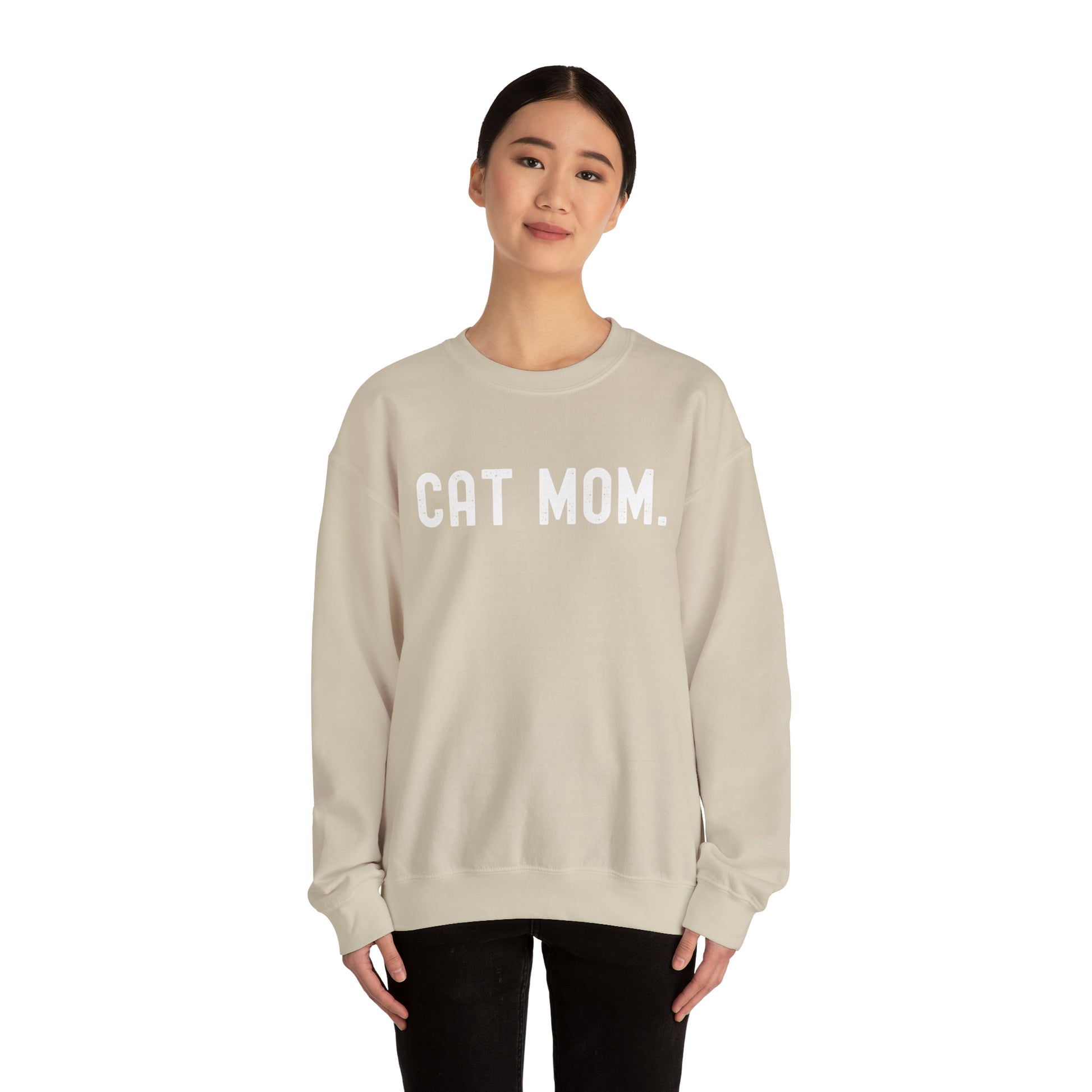 CAT MOM. Heavy Blend™ Crewneck Sweatshirt - Fatch Apparel