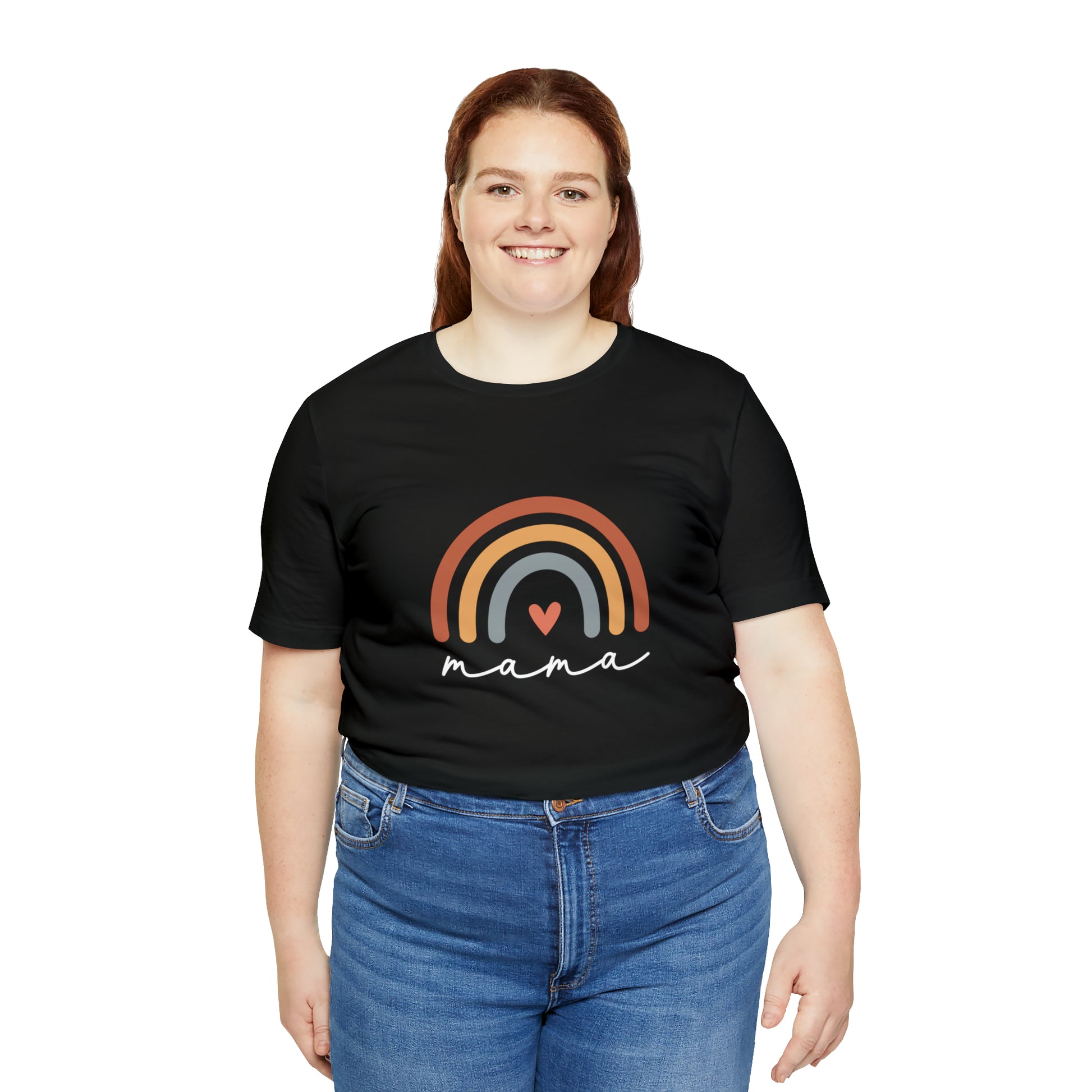 Mama Rainbow Jersey Short Sleeve Tee - Fatch Apparel