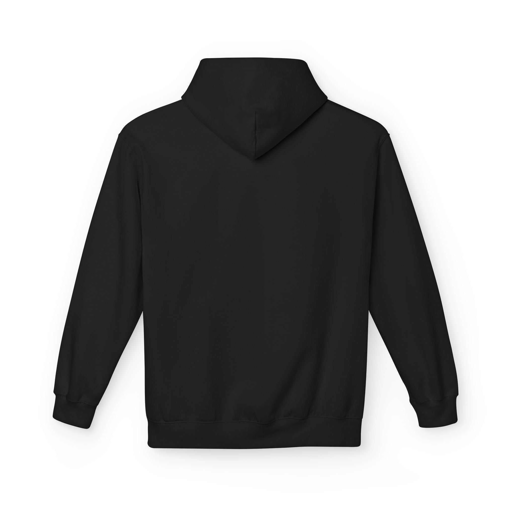 Black hoodie on a white background