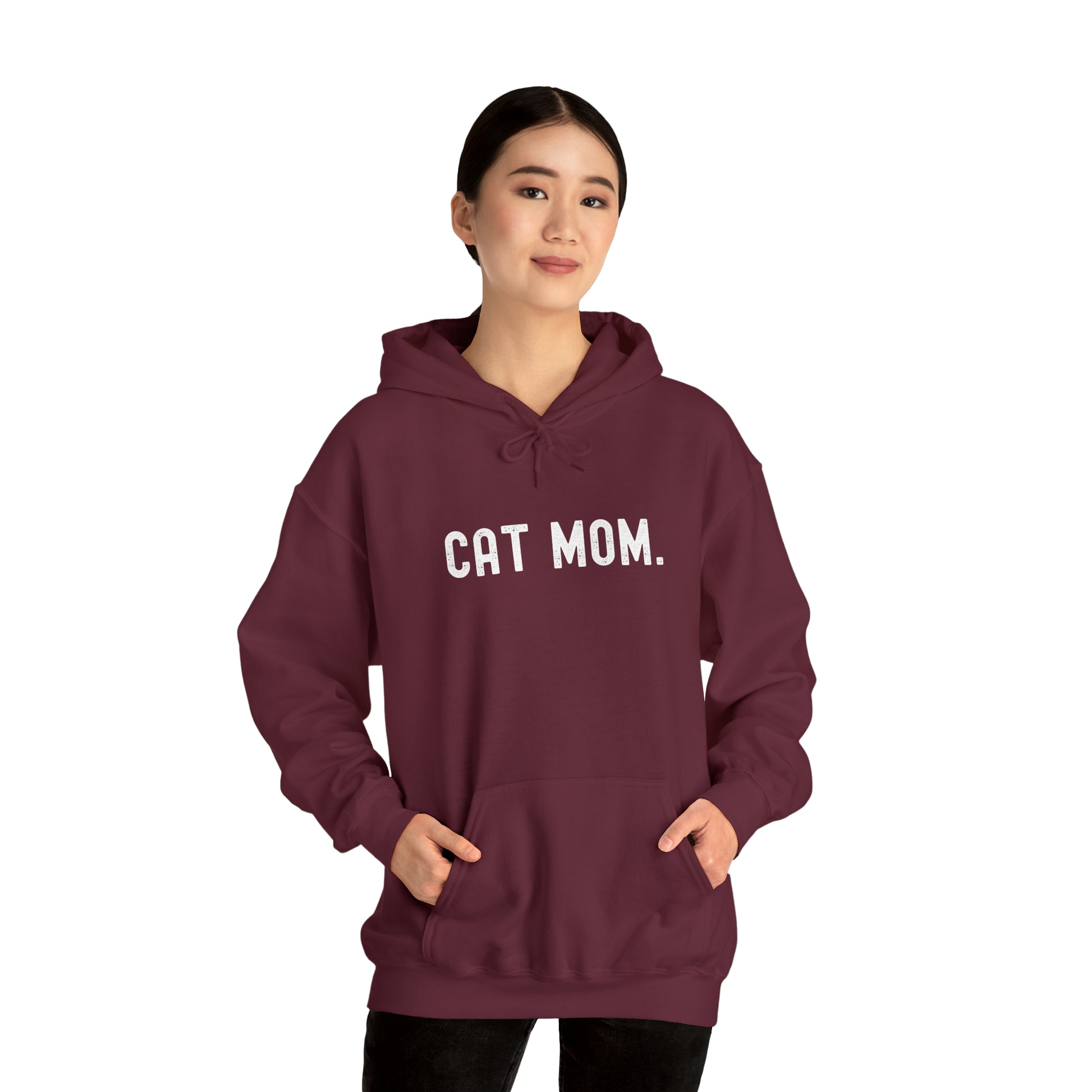 CAT MOM. Heavy Blend™ Hooded Sweatshirt - Fatch Apparel