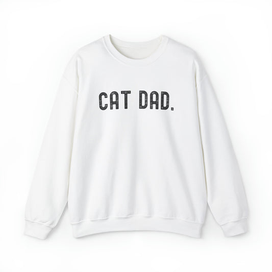 CAT DAD. Heavy Blend™ Crewneck Sweatshirt - Fatch Apparel