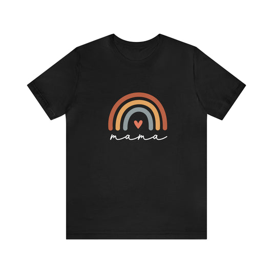 Mama Rainbow Jersey Short Sleeve Tee - Fatch Apparel