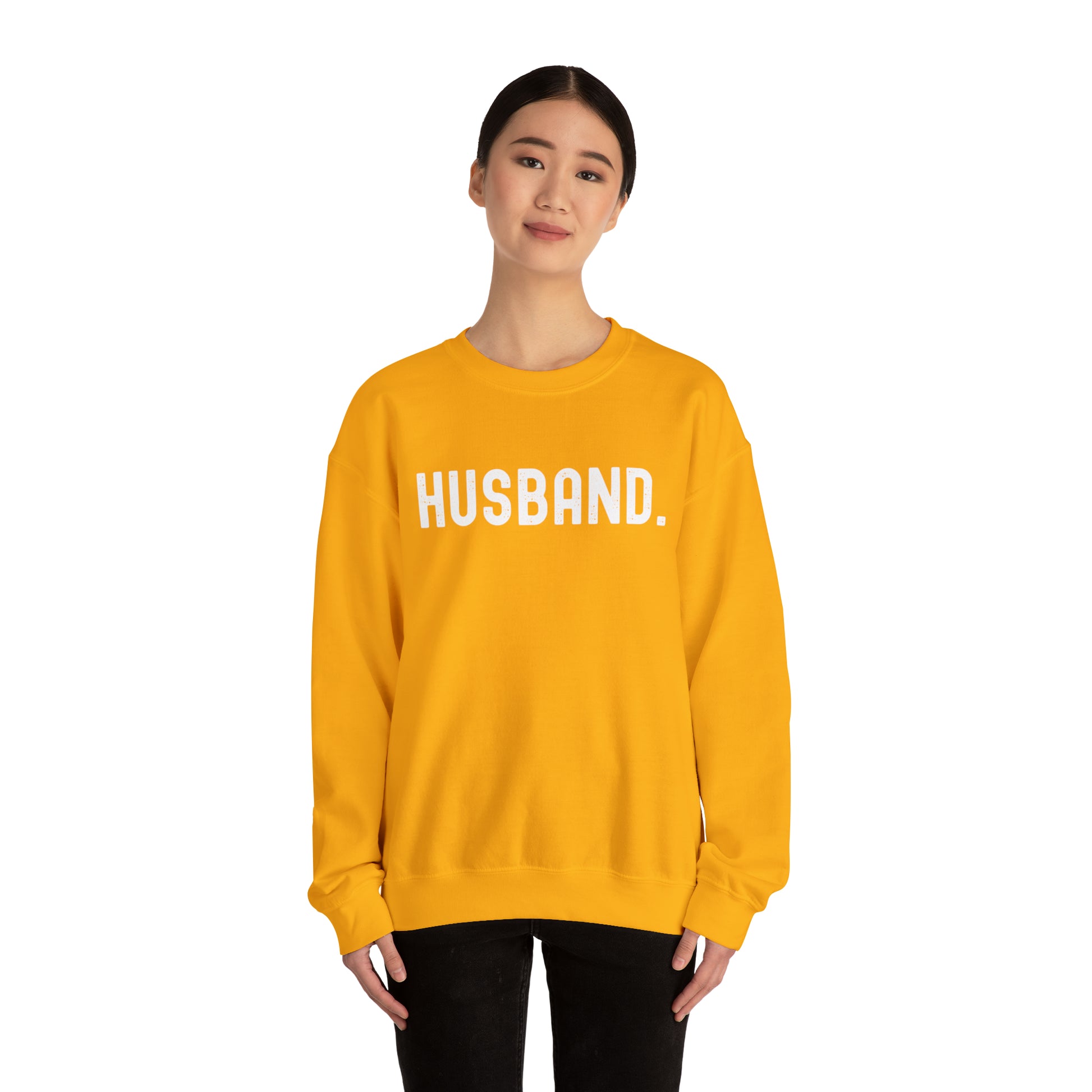 HUSBAND. Heavy Blend™ Crewneck Sweatshirt - Fatch Apparel