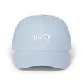 Light blue cap with 'BRO.' text on a white background