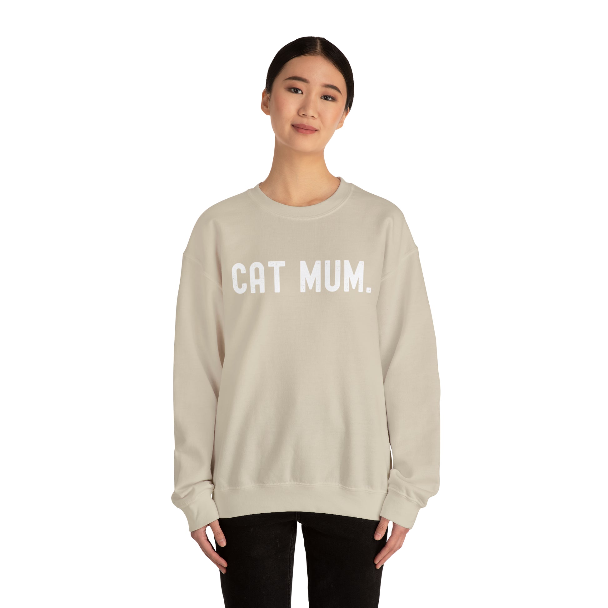 CAT MUM. Heavy Blend™ Crewneck Sweatshirt - Fatch Apparel