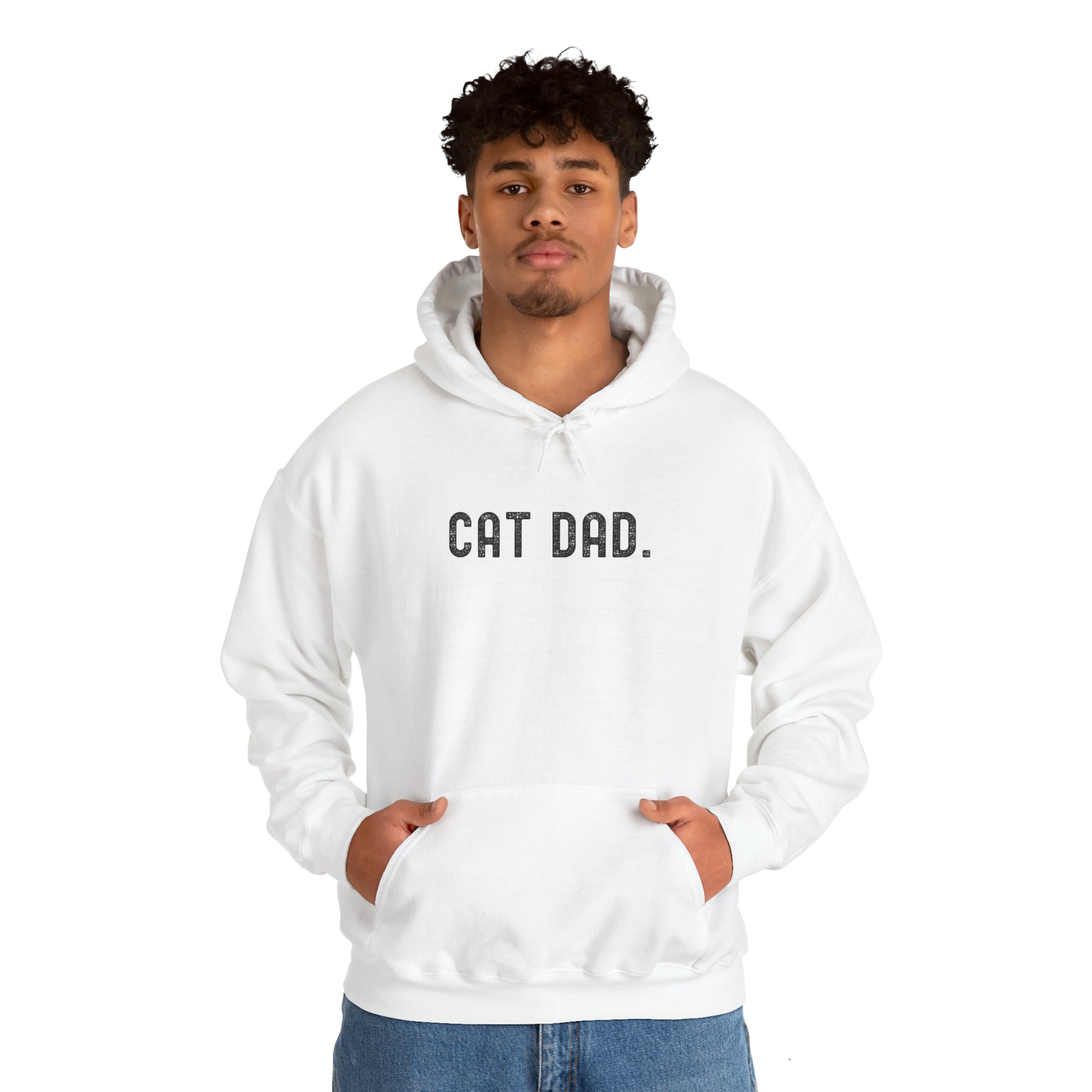 CAT DAD. Heavy Blend™ Hooded Sweatshirt - Fatch Apparel