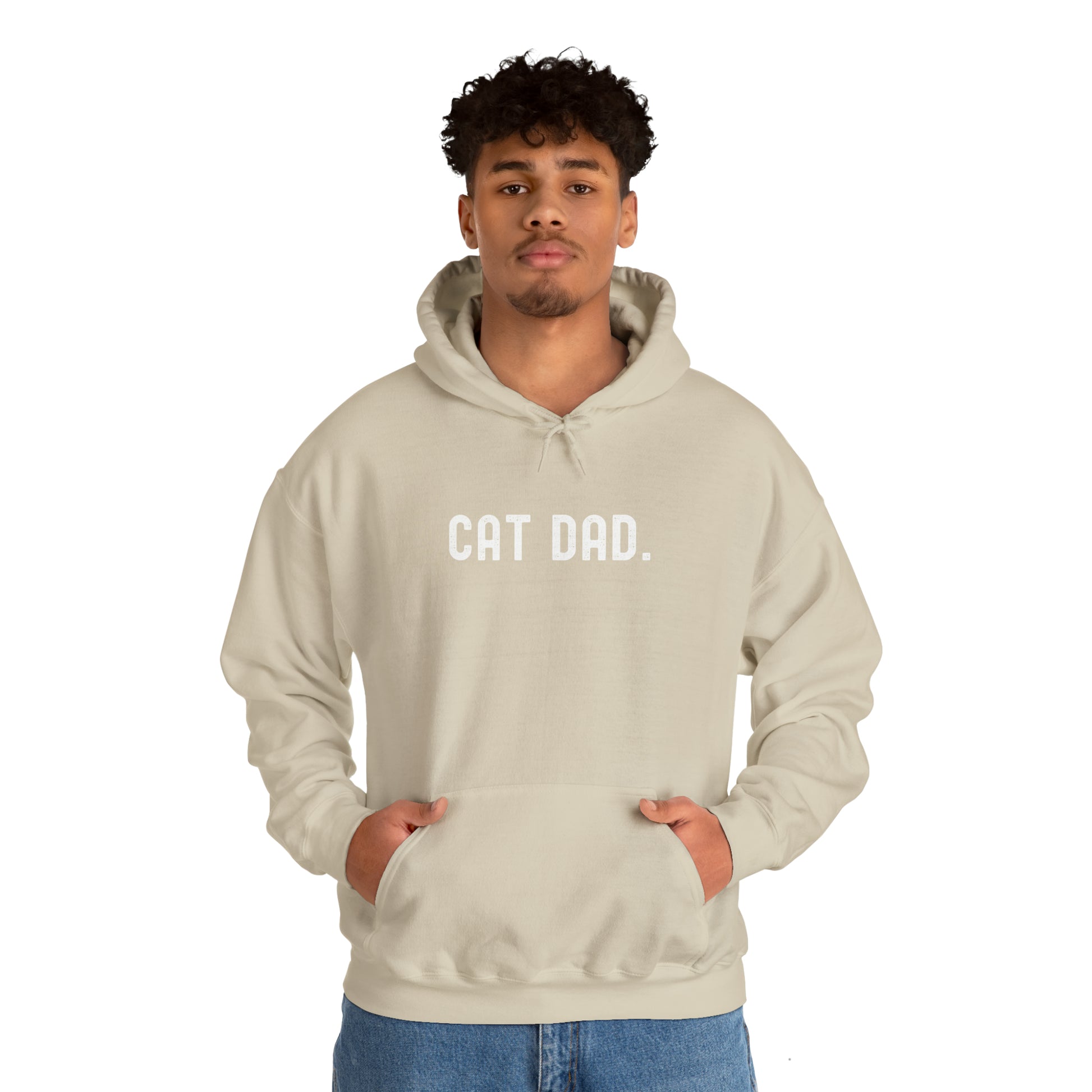 CAT DAD. Heavy Blend™ Hooded Sweatshirt - Fatch Apparel