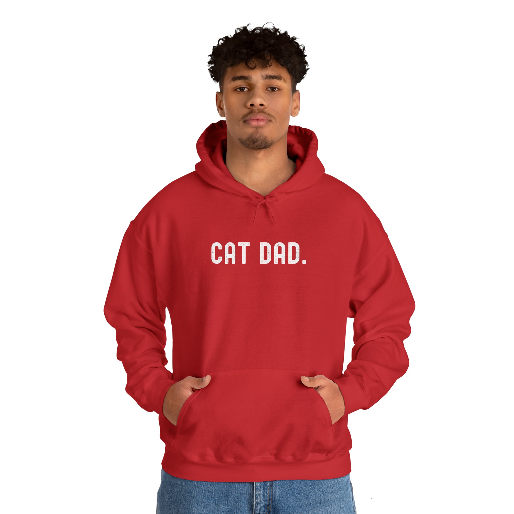 CAT DAD. Heavy Blend™ Hooded Sweatshirt - Fatch Apparel