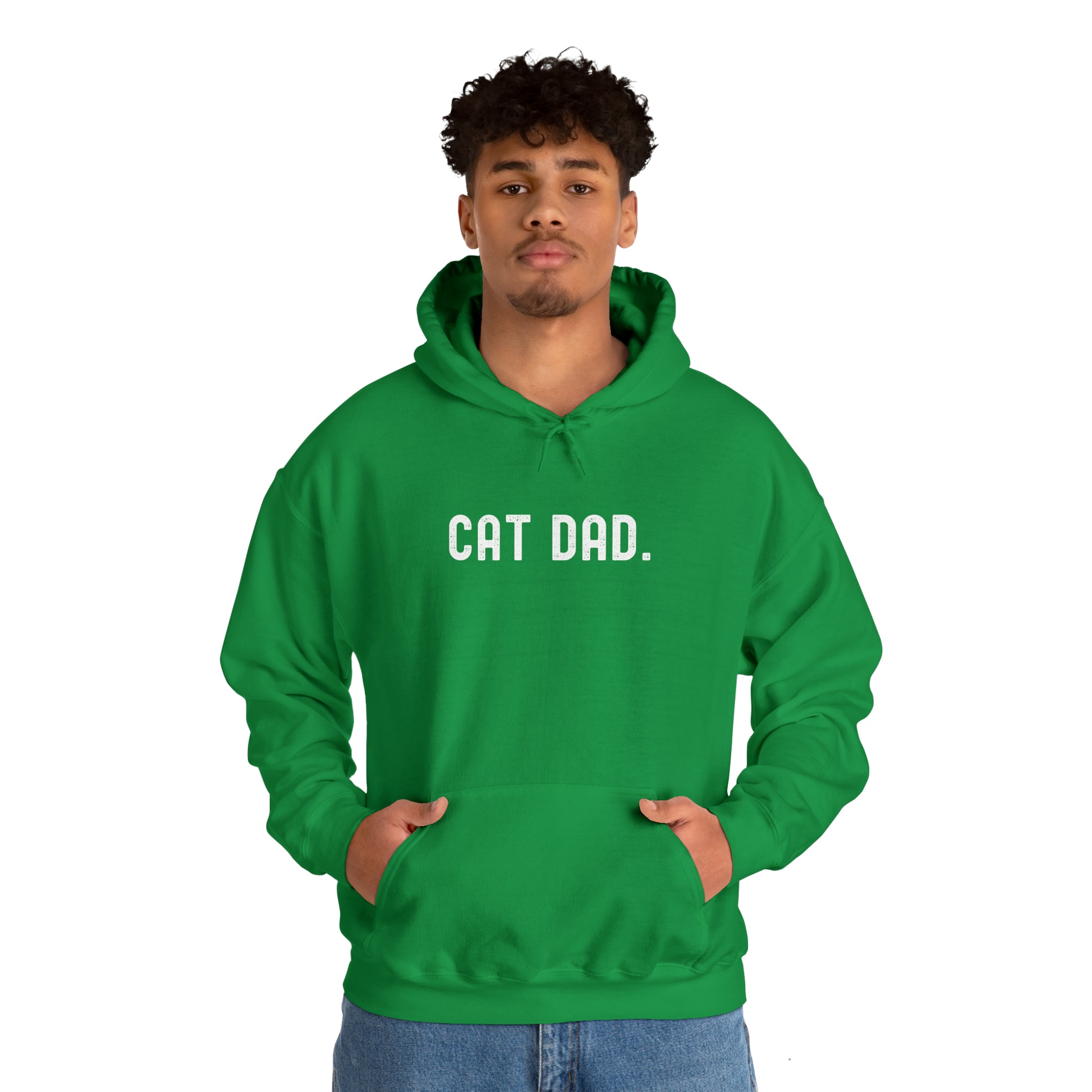 CAT DAD. Heavy Blend™ Hooded Sweatshirt - Fatch Apparel