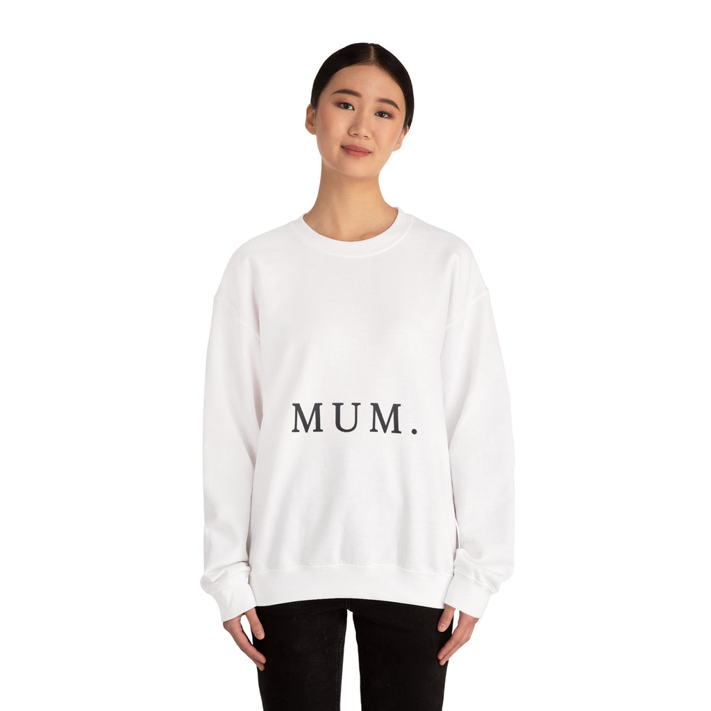 Sweatshirt — MUM. Minimalist Mother's Day Crewneck