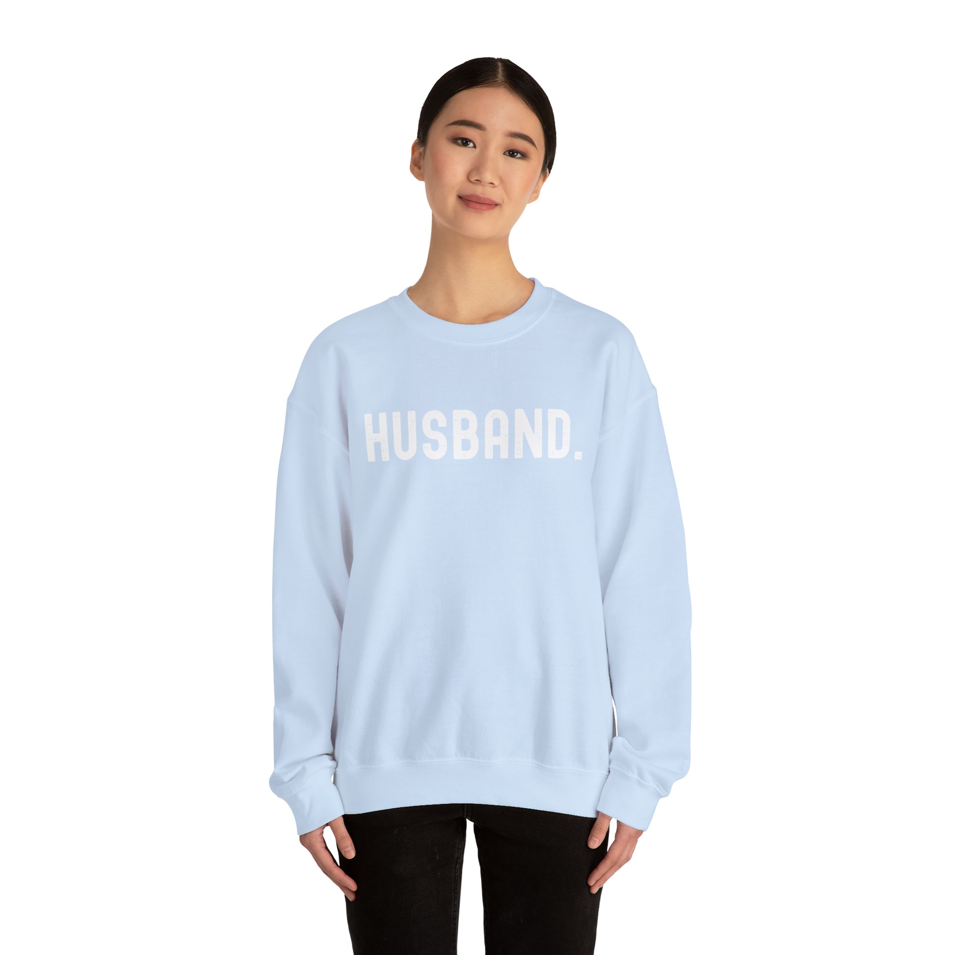 HUSBAND. Heavy Blend™ Crewneck Sweatshirt - Fatch Apparel