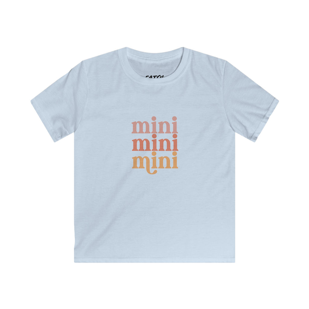 Blue Mama Mama Mama + Mini Matching T-shirt Set